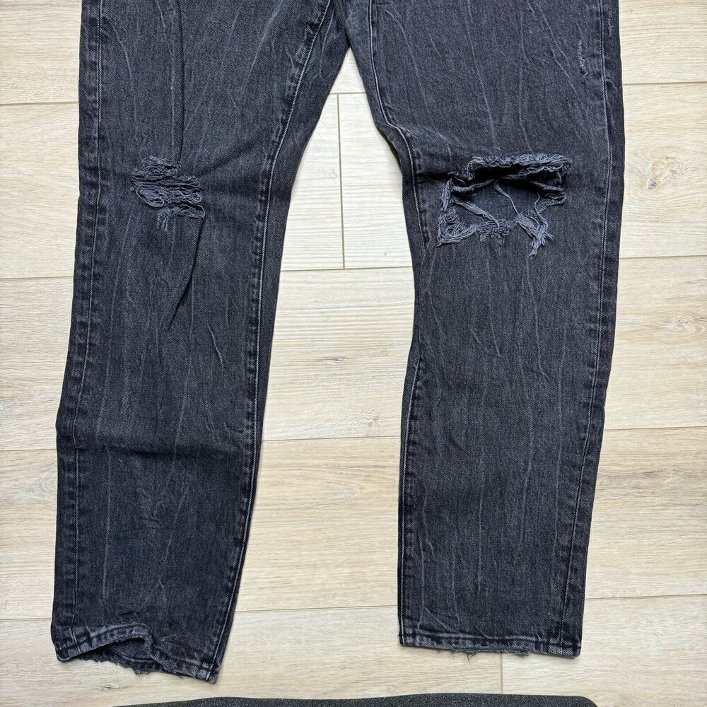 Abercrombie & Fitch Vintage Stretch 90s Straight Jean Mens Size 36x32 Black - Picture 2 of 5